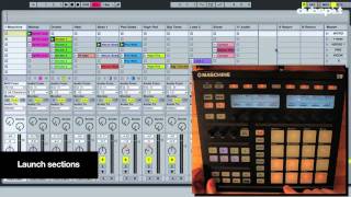 Using Ableton Live w/ Native Instruments' Maschine for Production & Performance