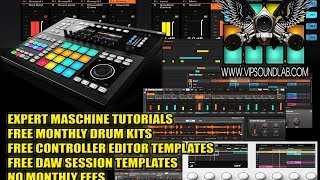 N.I. Maschine Tutorial |  IMPORTING SAMPLES + SLICING AUDIO AND CHOKING SOUNDS.