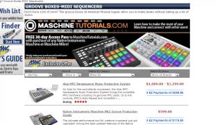 Free 30 Day pass to Maschine Tutorials from American Musical Supply