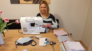 Nähanleitung Community-Maske, Alltagsmaske, Mund-Nasen-Bedeckung