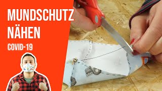COVID-19 😷 Tutorial : Mundschutz selber machen