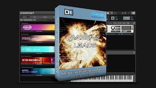 KONTAKT NATIVE INSTRUMENTS | MASSIVE LEADS SOUND BANK
